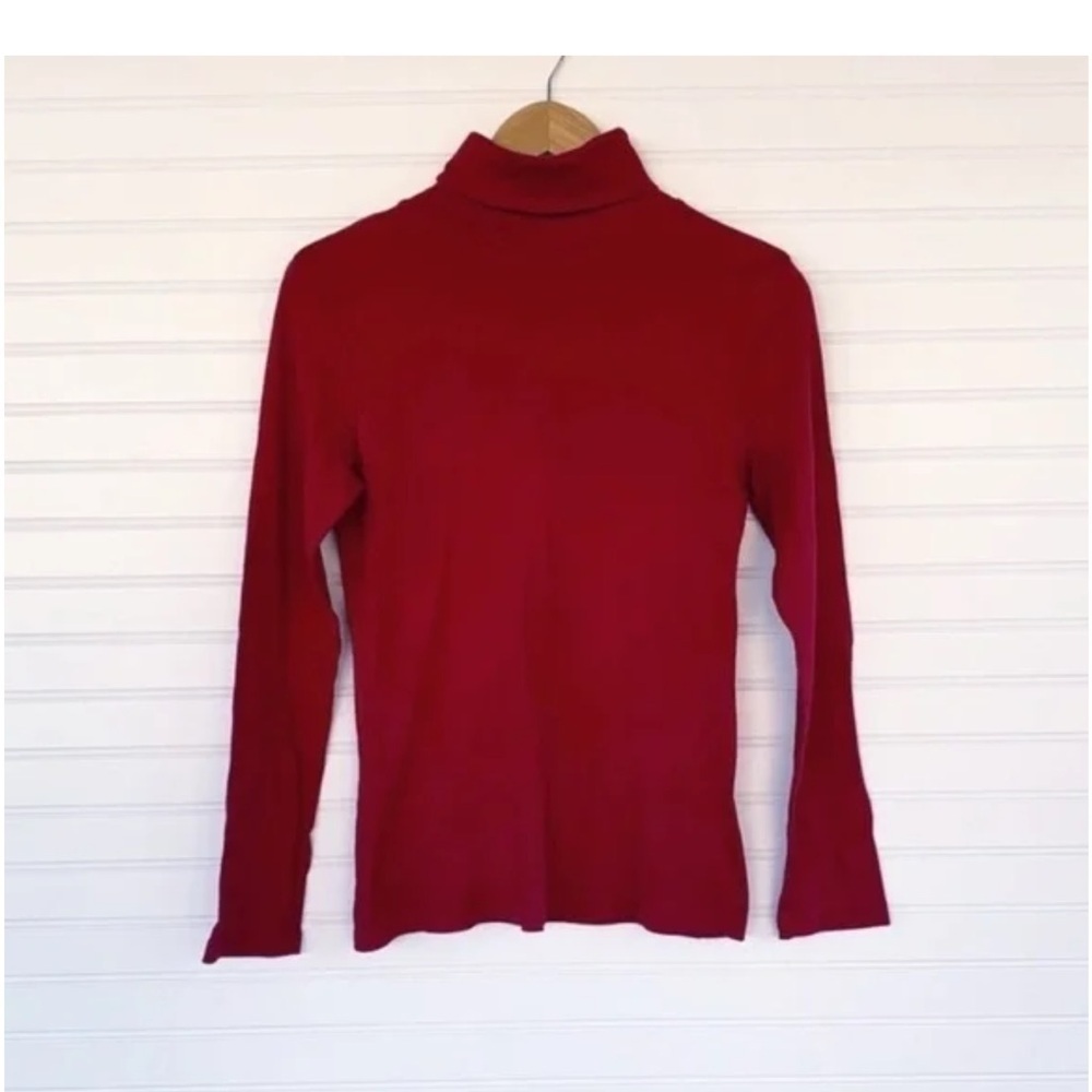 Faded Glory Bold Red Cotton Shirt
